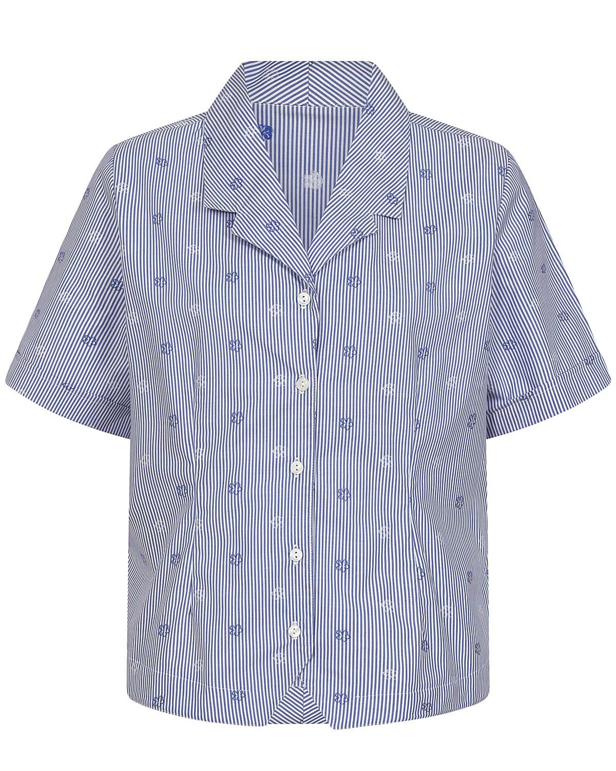 Agatha Patterned Pure Cotton Blouse - Image 2 - Country Collection