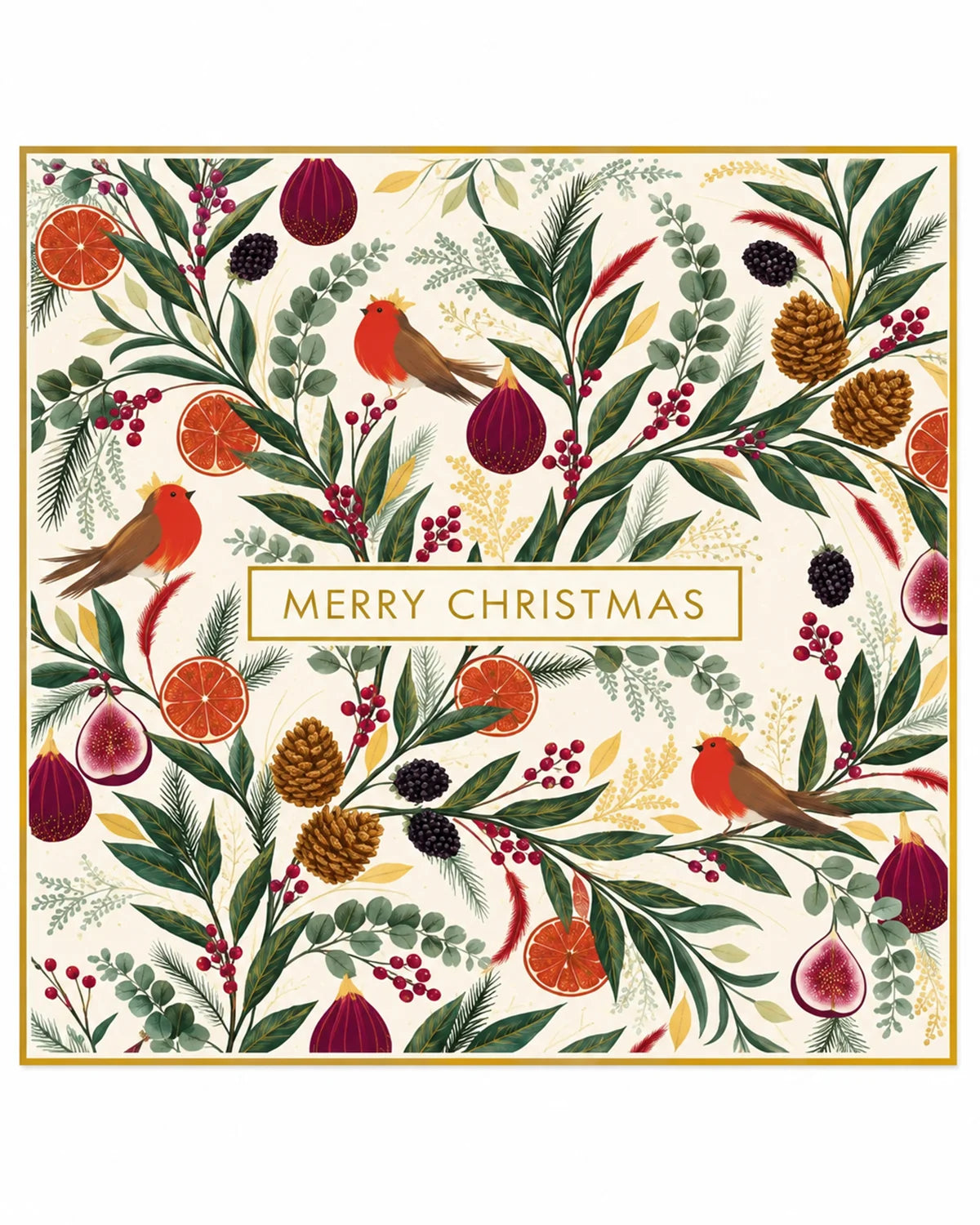 Pack of 10 Christmas Cards – Wreath Design