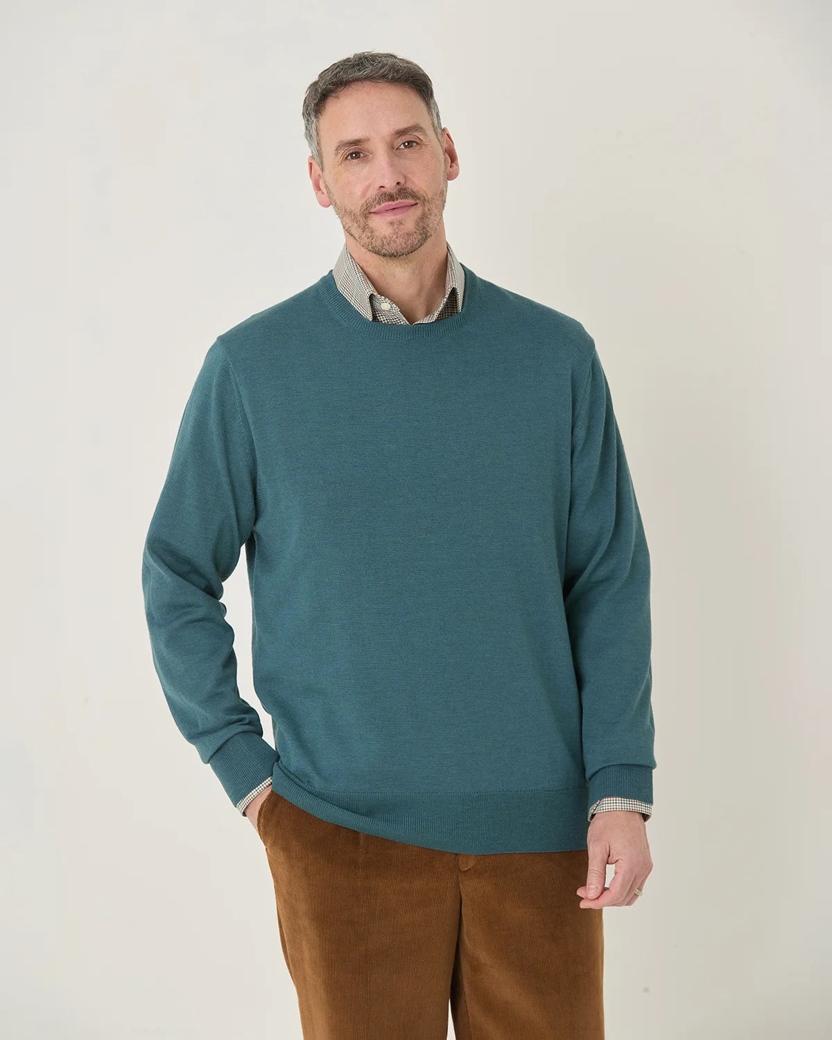 Merino Wool Crew Neck Jumper Mens - Diesel