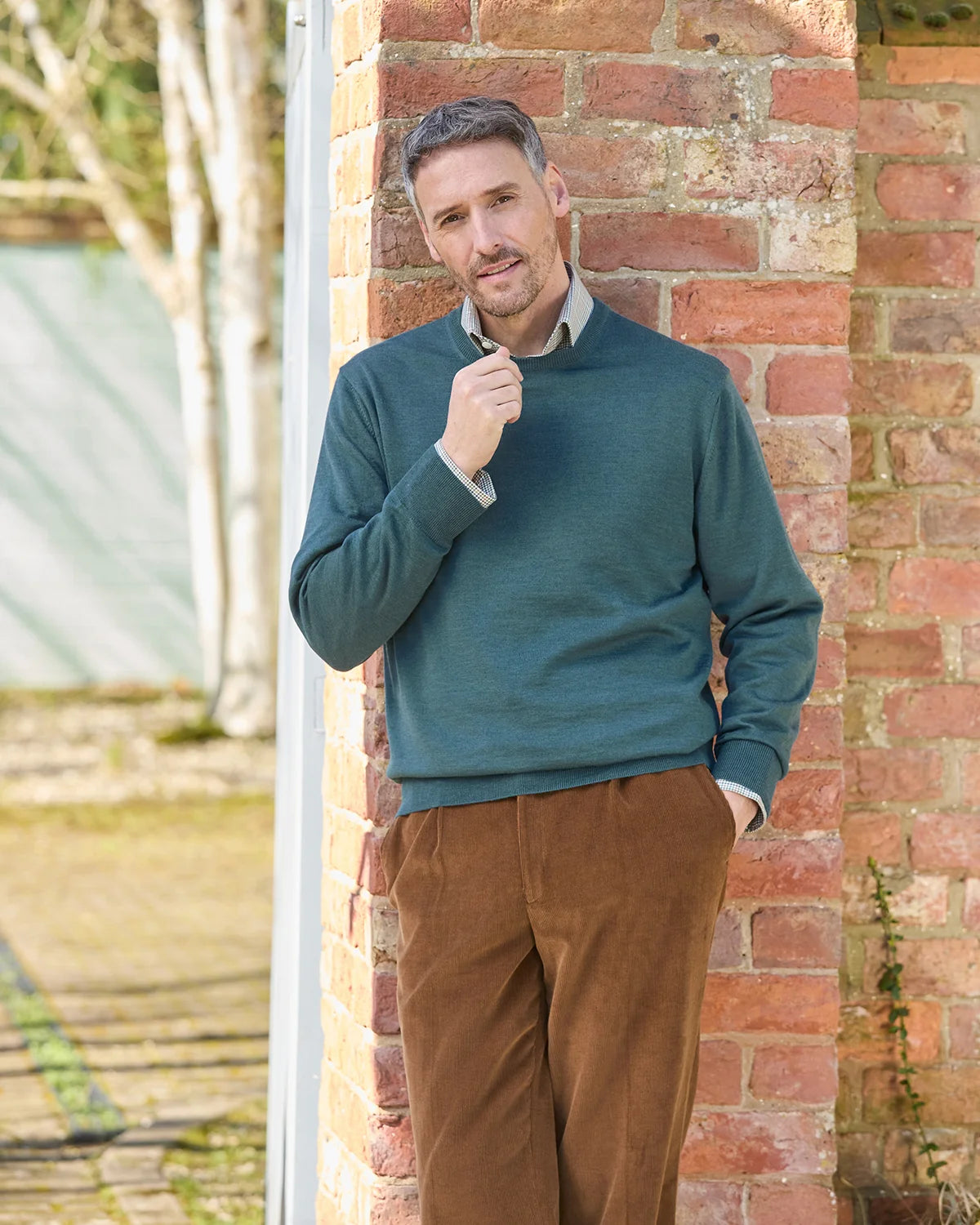 Merino Wool Crew Neck Jumper Mens - Diesel