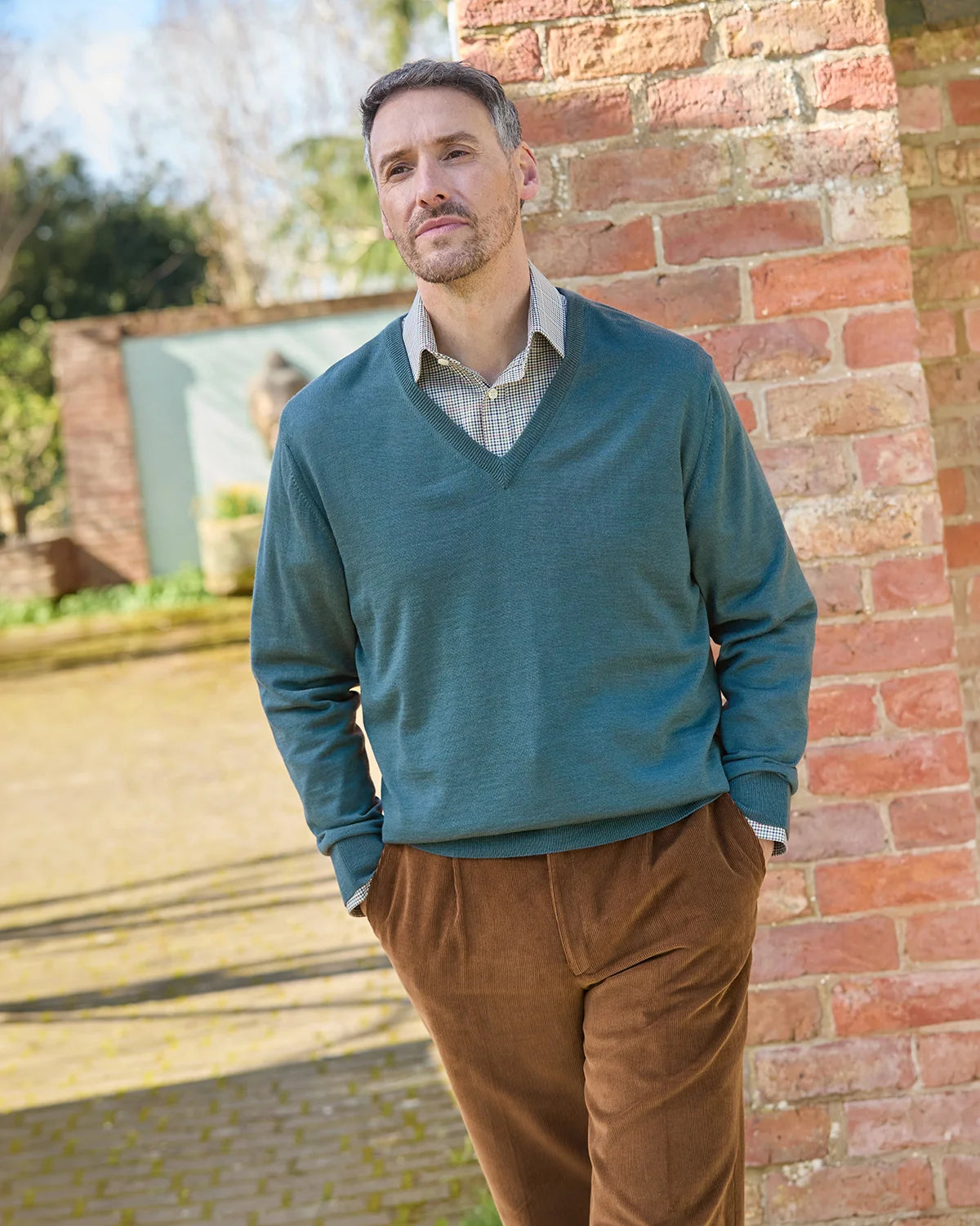Merino Wool V Neck  Jumper - Diesel
