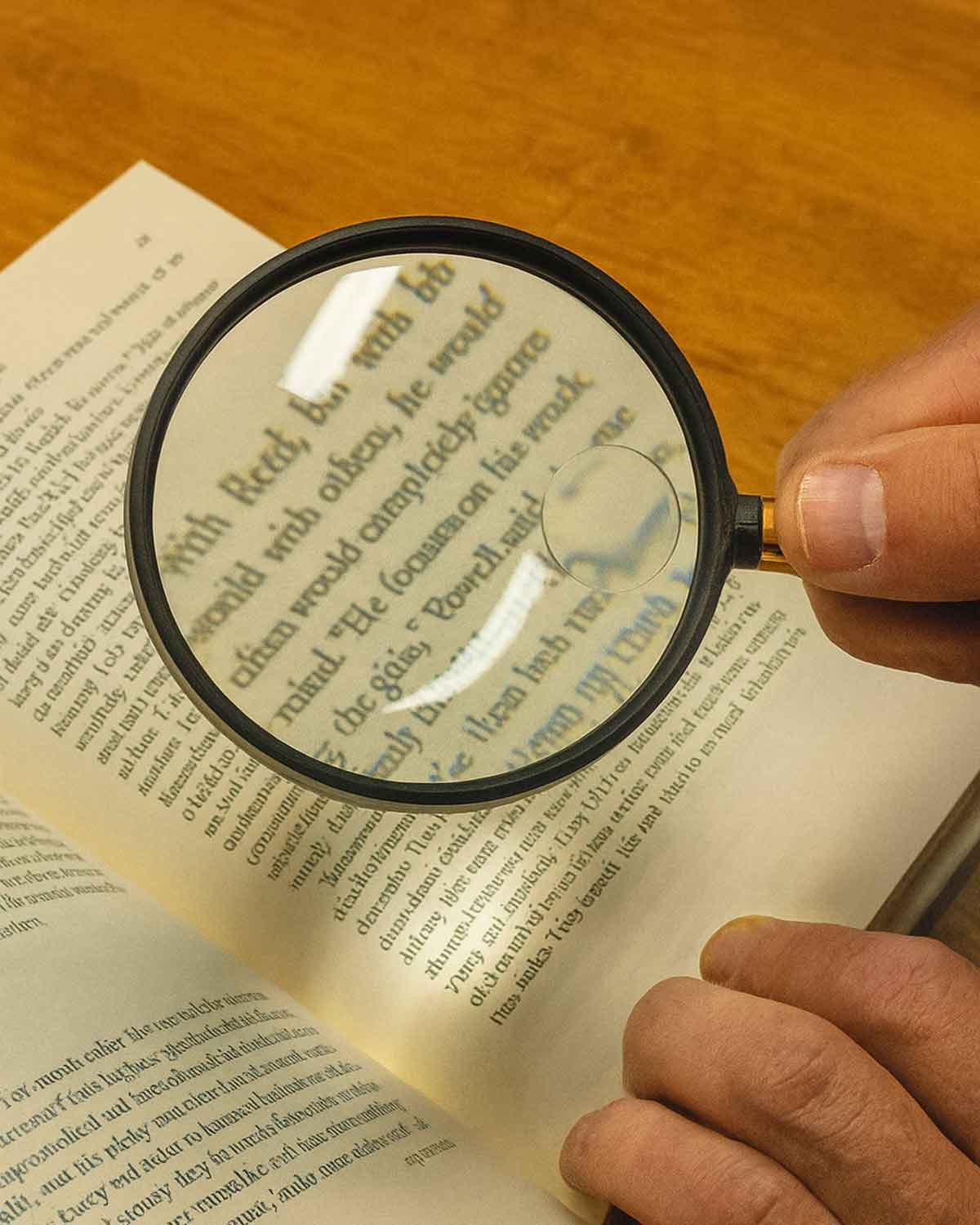 Glass Handheld Magnifier - Country Collection