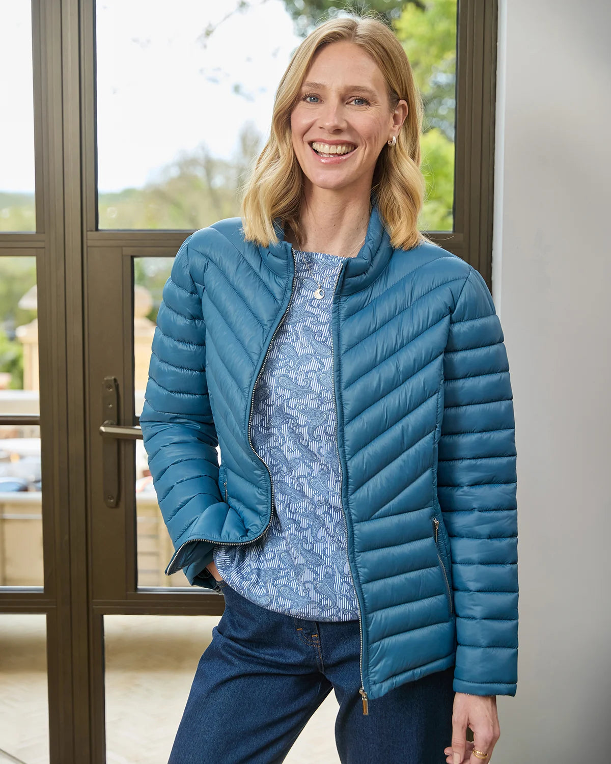 Lightly Padded Quilted Jacket