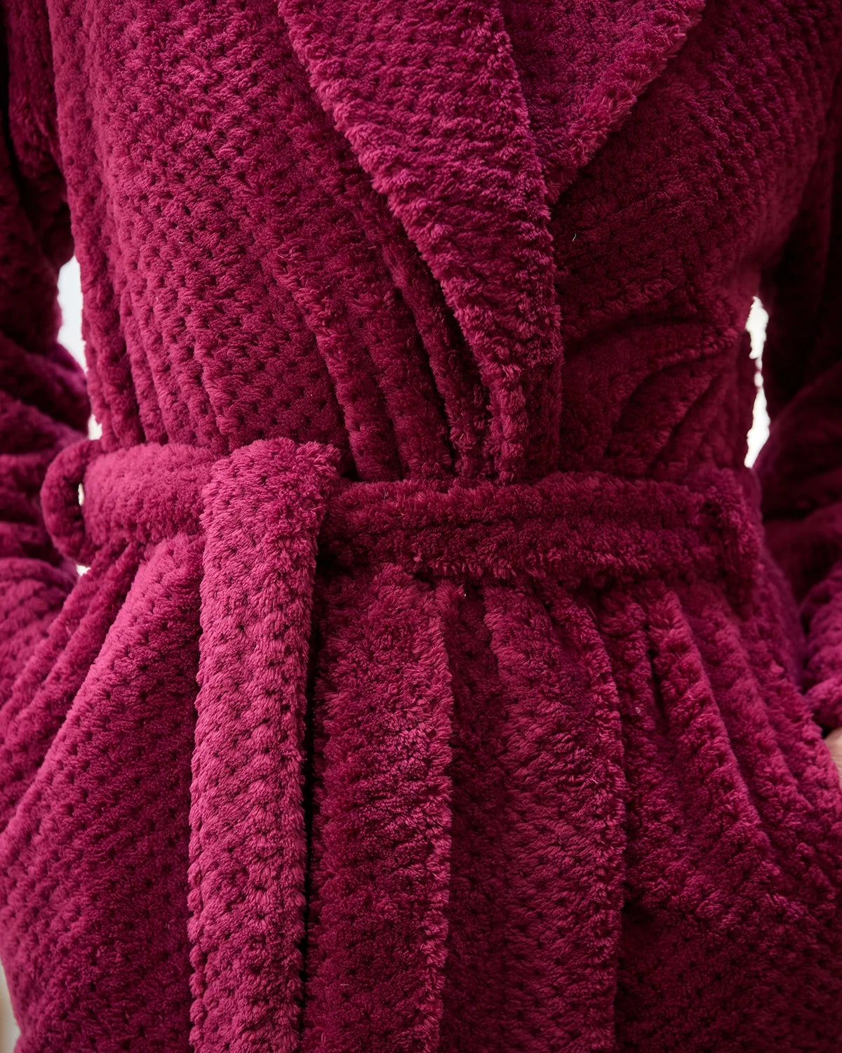 Slenderella Dora Dressing Gown - Raspberry