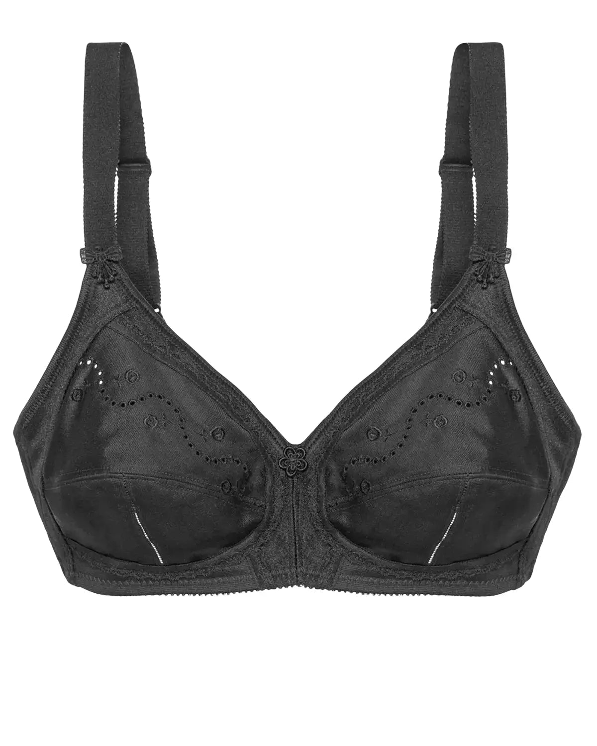 Triumph Doreen Cotton Non-Wired Bra - Black