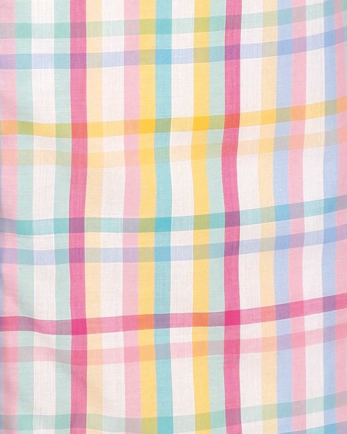 Riley Checked Short Sleeve Cotton Blouse - Image 3 - Country Collection