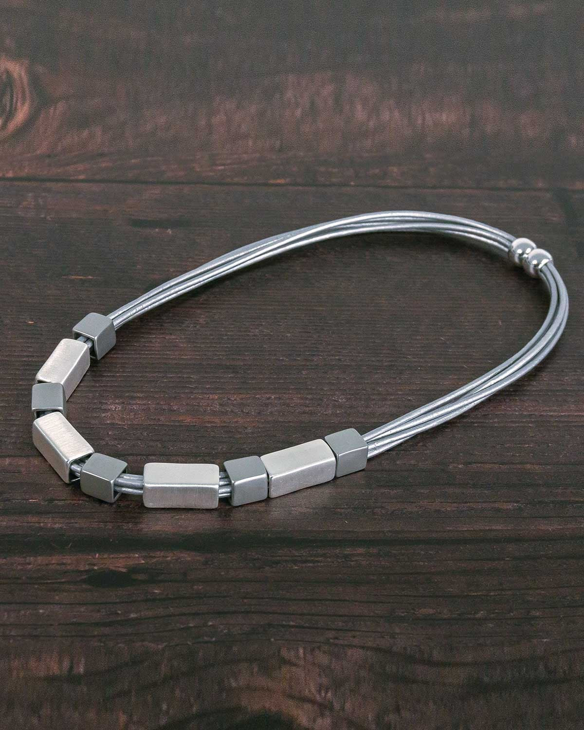 Sinead Tonal Silver Ladies Necklace - Country Collection