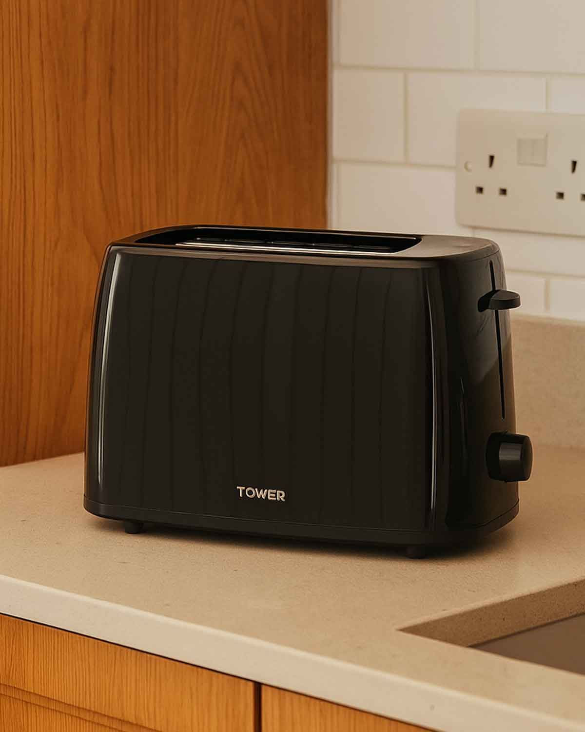 Black 2 Slice Toaster - Black - Country Collection