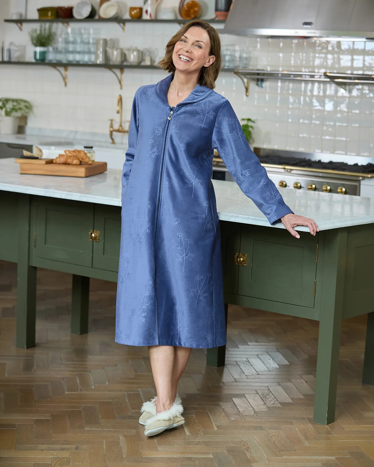 Slenderella Estella Floral Dressing Gown