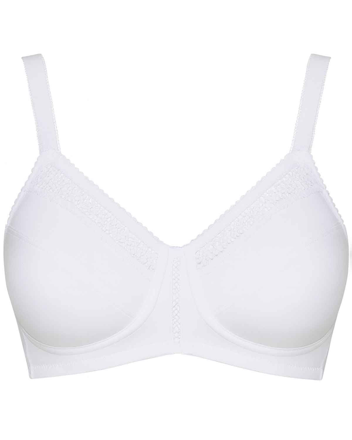 Triumph Cotton Beauty Bra - White - Country Collection