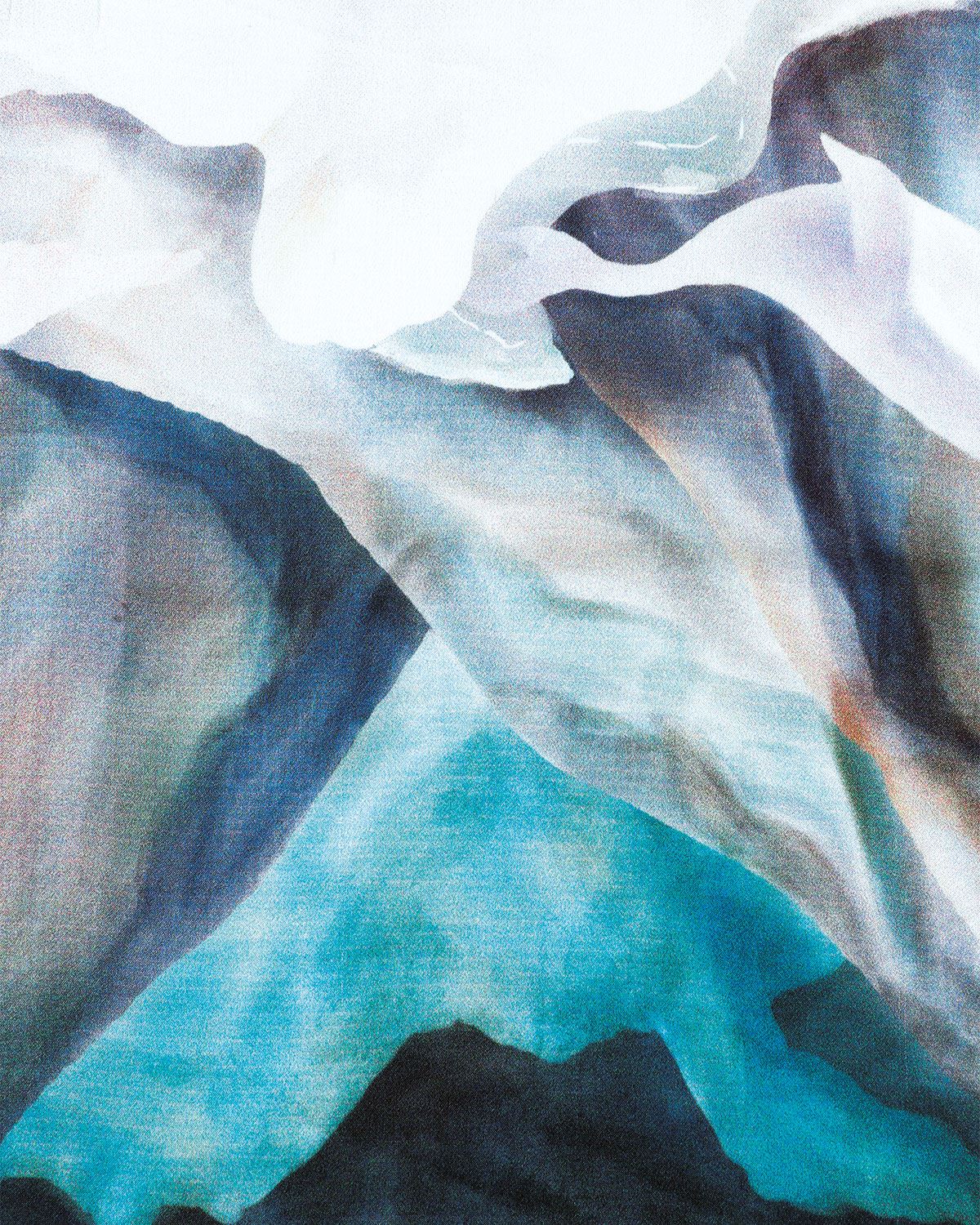 Betsy Ocean Scene Patterned Ladies Silk Scarf - Image 2 - Country Collection