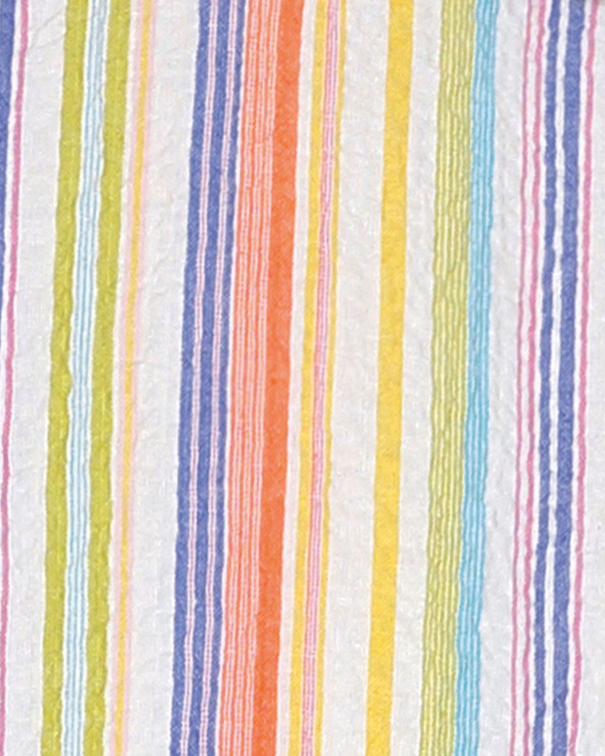 Marley Striped Short Sleeve Seersucker Blouse - Image 3 - Country Collection