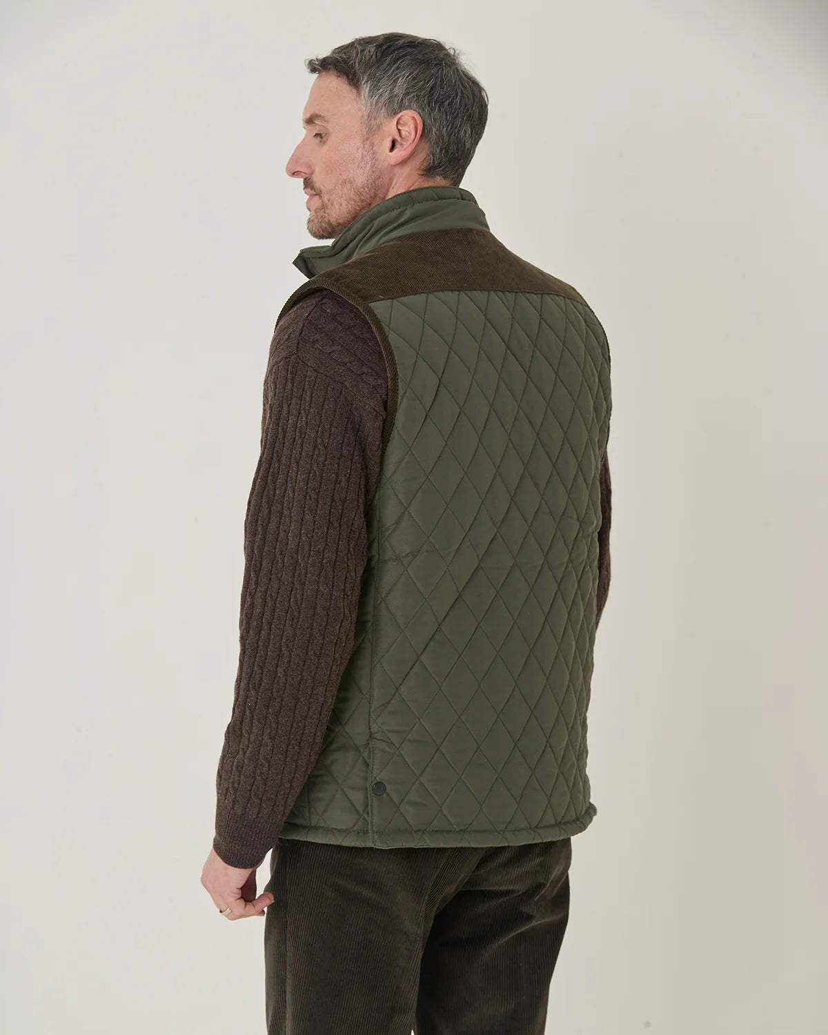 Arundel Body Warmer Quilted Gilet - Green