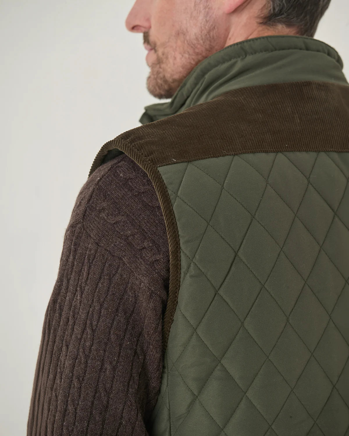 Arundel Body Warmer Quilted Gilet - Green