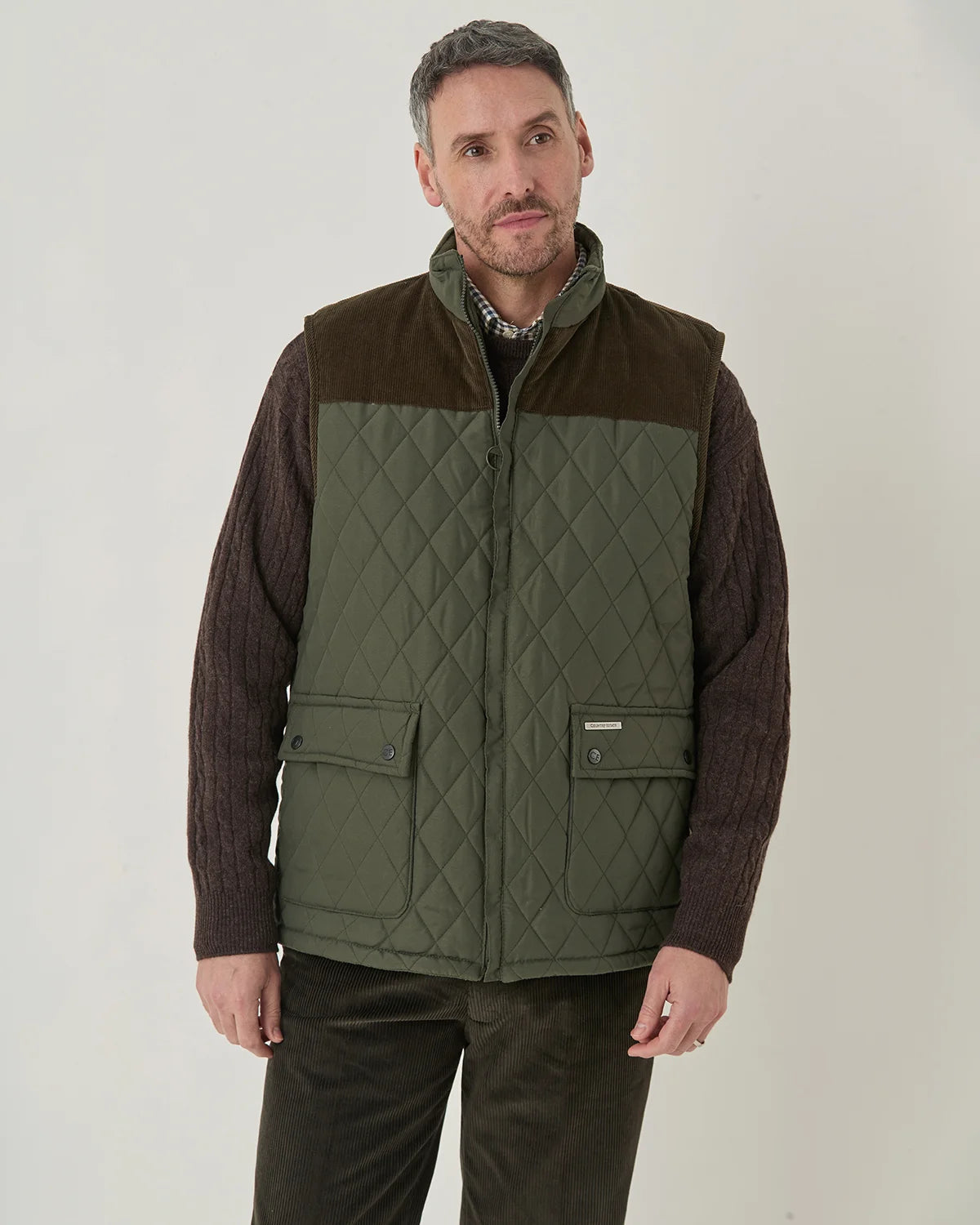 Arundel Body Warmer Quilted Gilet - Green
