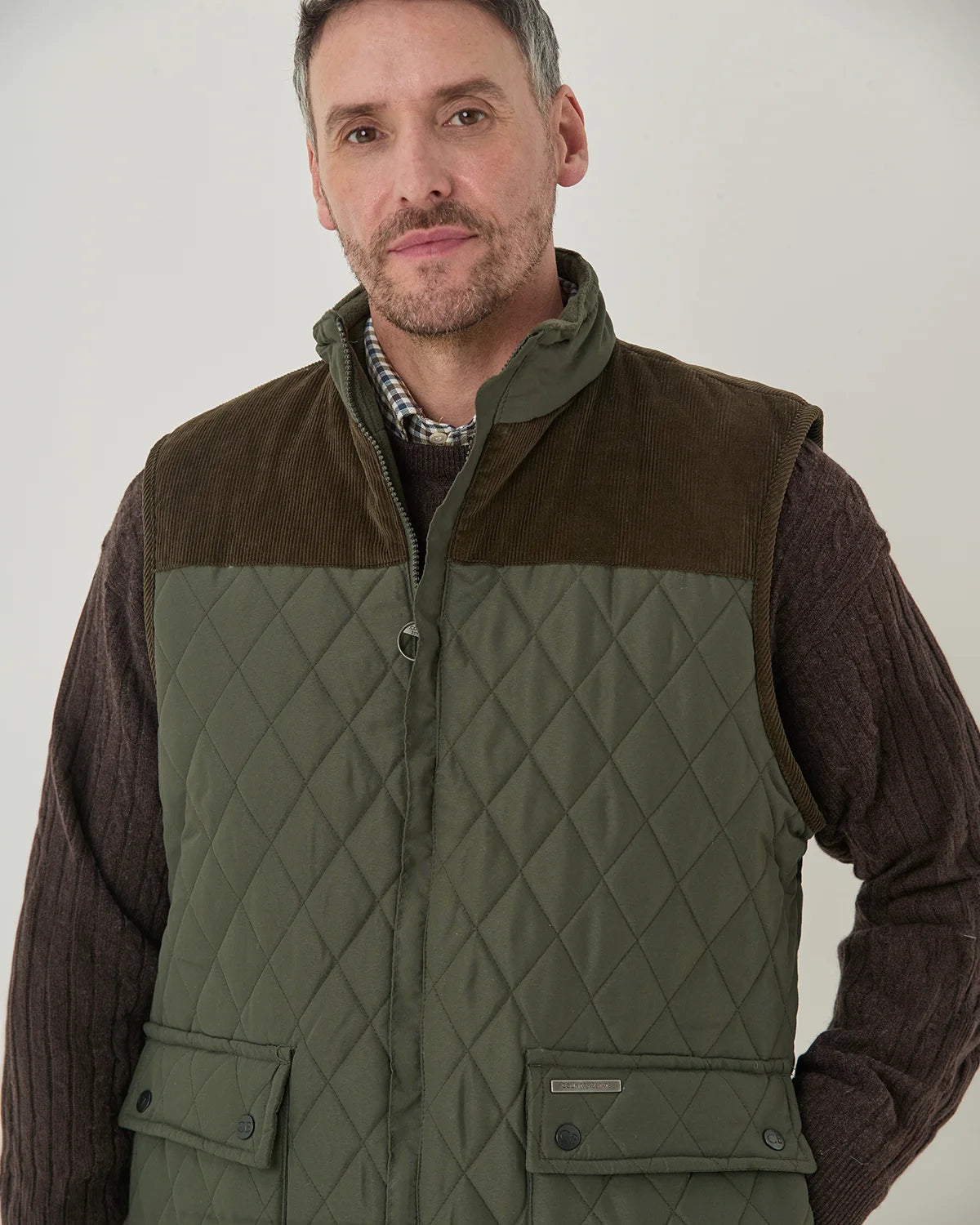 Arundel Body Warmer Quilted Gilet - Green