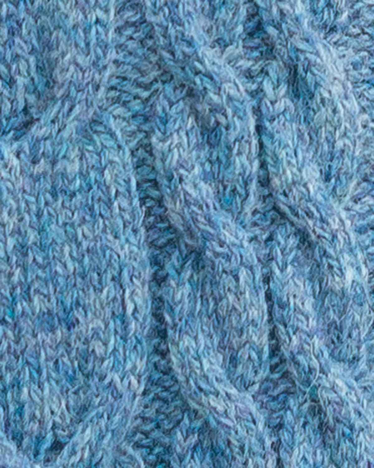 Elsie Longline Pure Shetland Wool Cable Cardigan - Image 4 - Country Collection