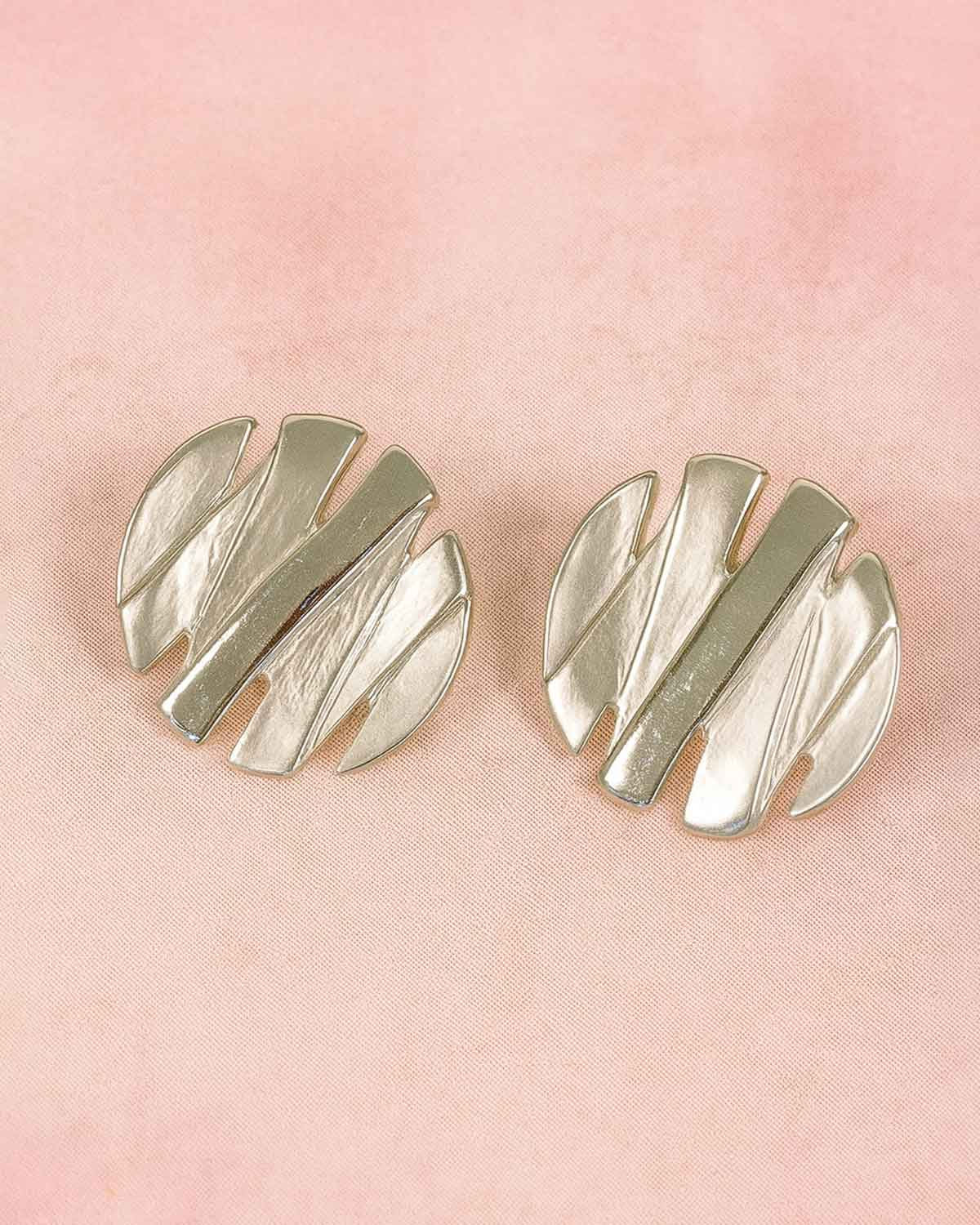 Christa Ladies Silver Effect Clip On Earrings - Country Collection