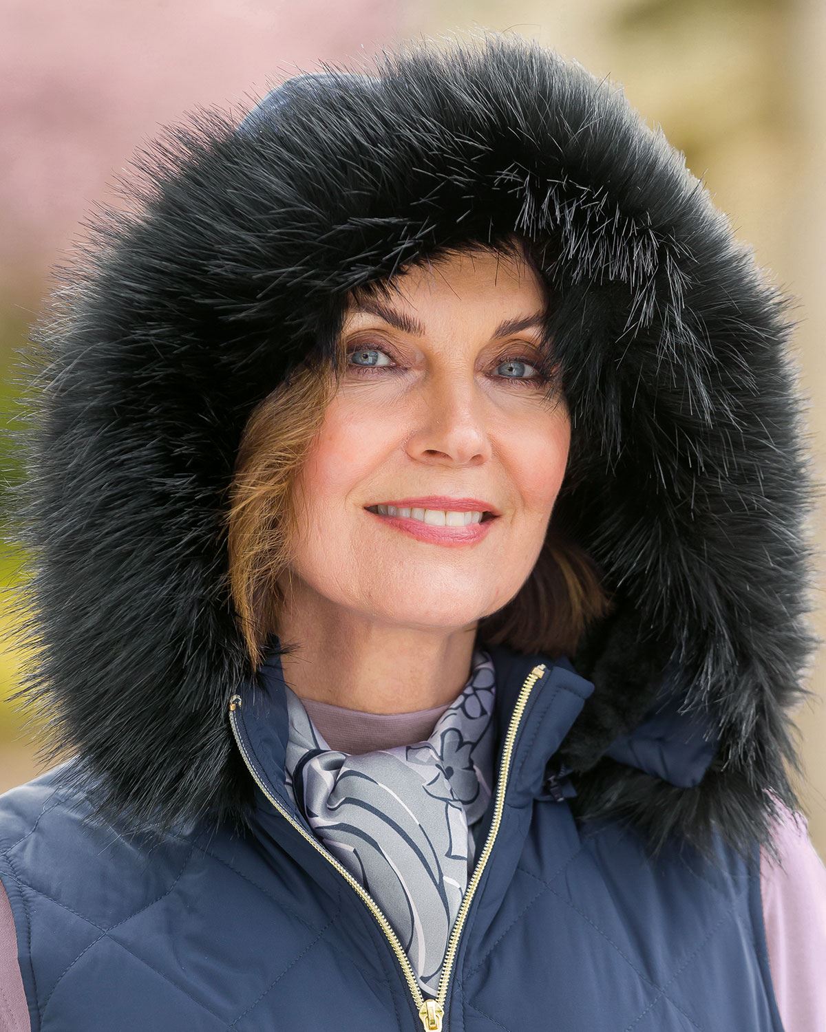 Evie Navy Gilet - Image 2 - Country Collection