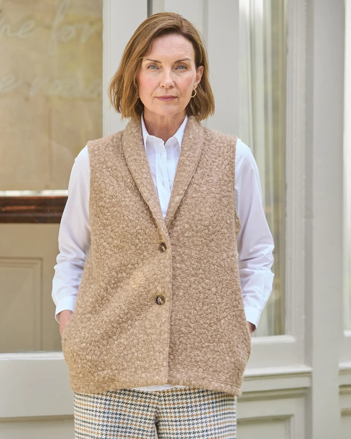 Gillian Bouclé Fleece Gilet