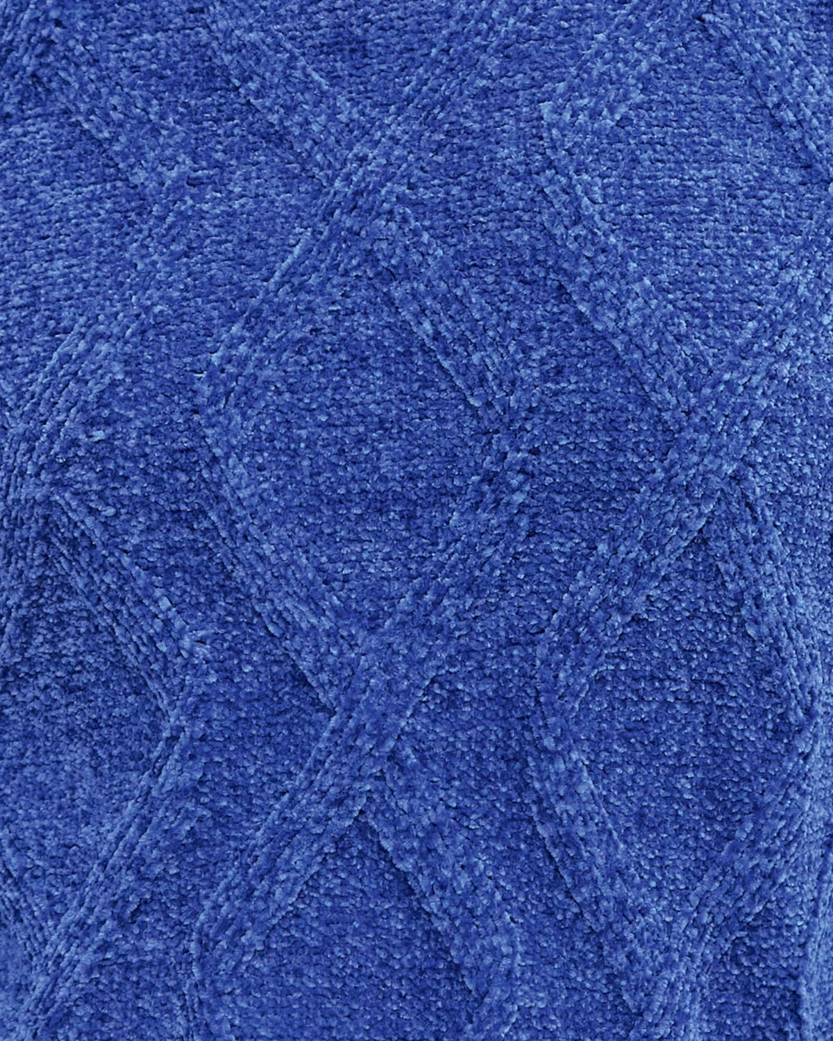Gretchen Chanille Diamond Knit Jumper - Royal Blue