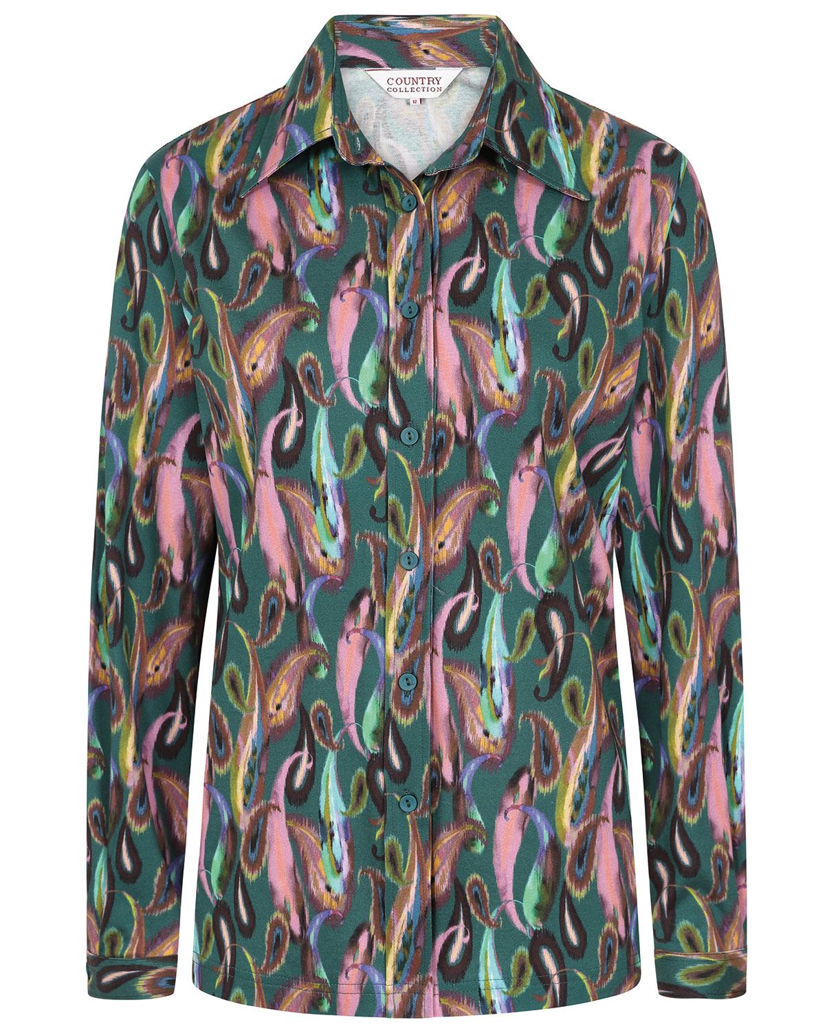 Logan Pure Silky Cotton Long Sleeve Blouse - Image 2 - Country Collection