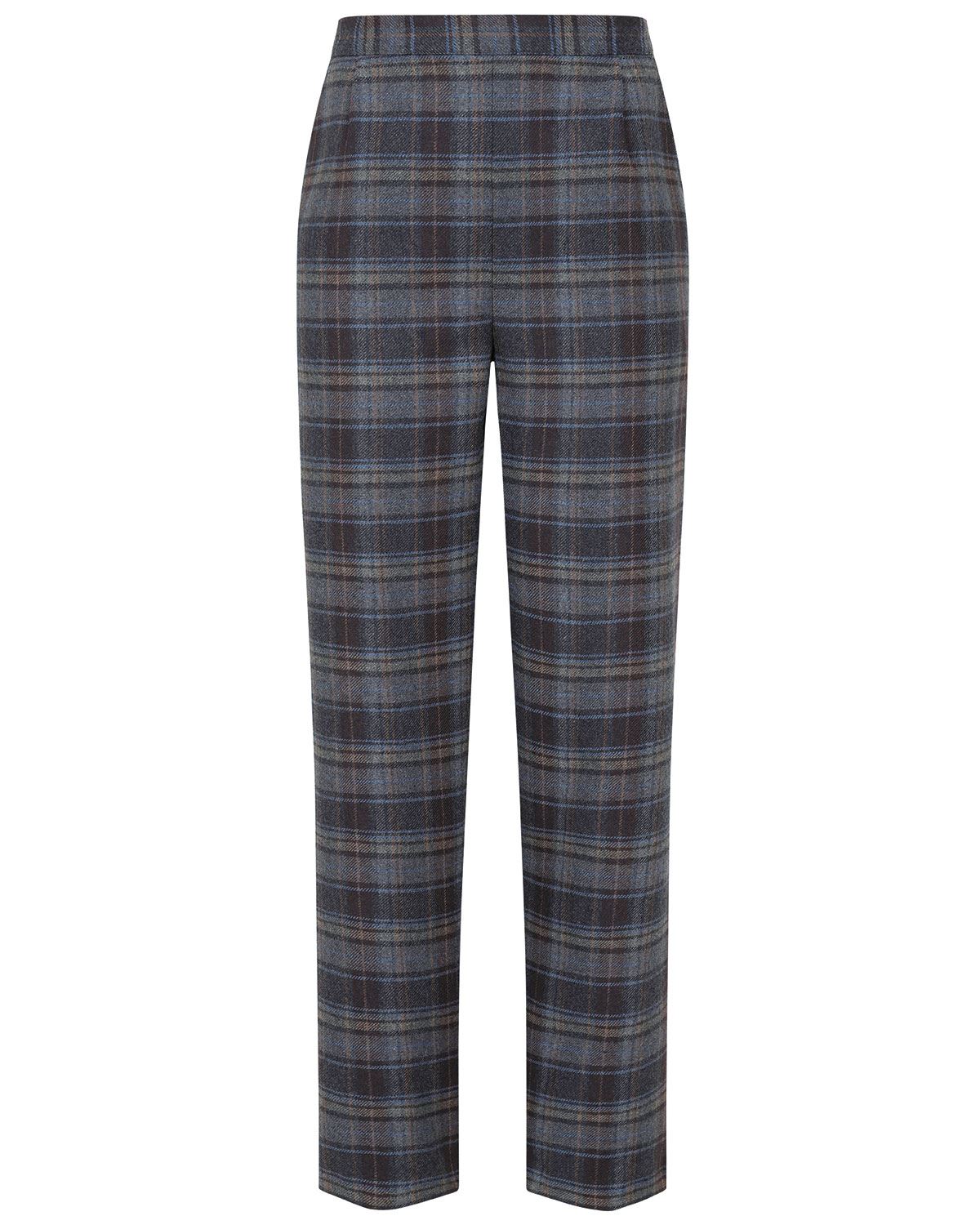 Dover Wool Blend Checked Trousers - Image 2 - Country Collection