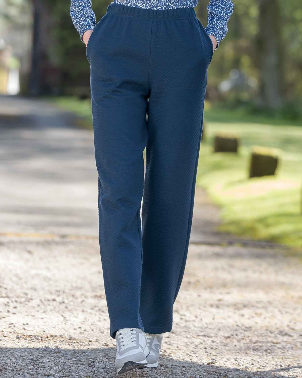 Savanna Quilted pull On Leisure Trousers - Image 2 - Country Collection