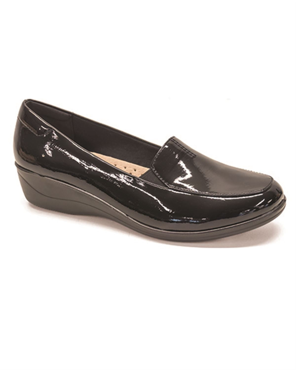 Lunar Elsbeth Ladies Shoe - Black - Image 2 - Country Collection