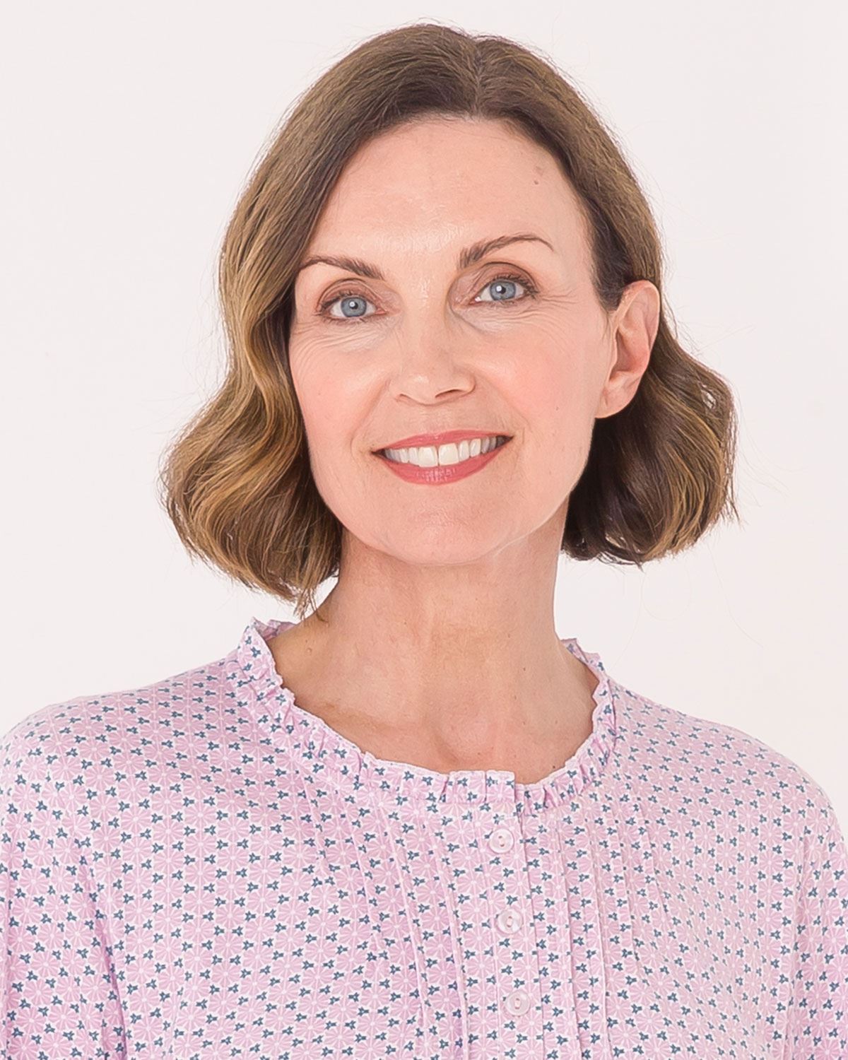 Quinn Floral Long Sleeve Cotton Pyjamas - Image 2 - Country Collection