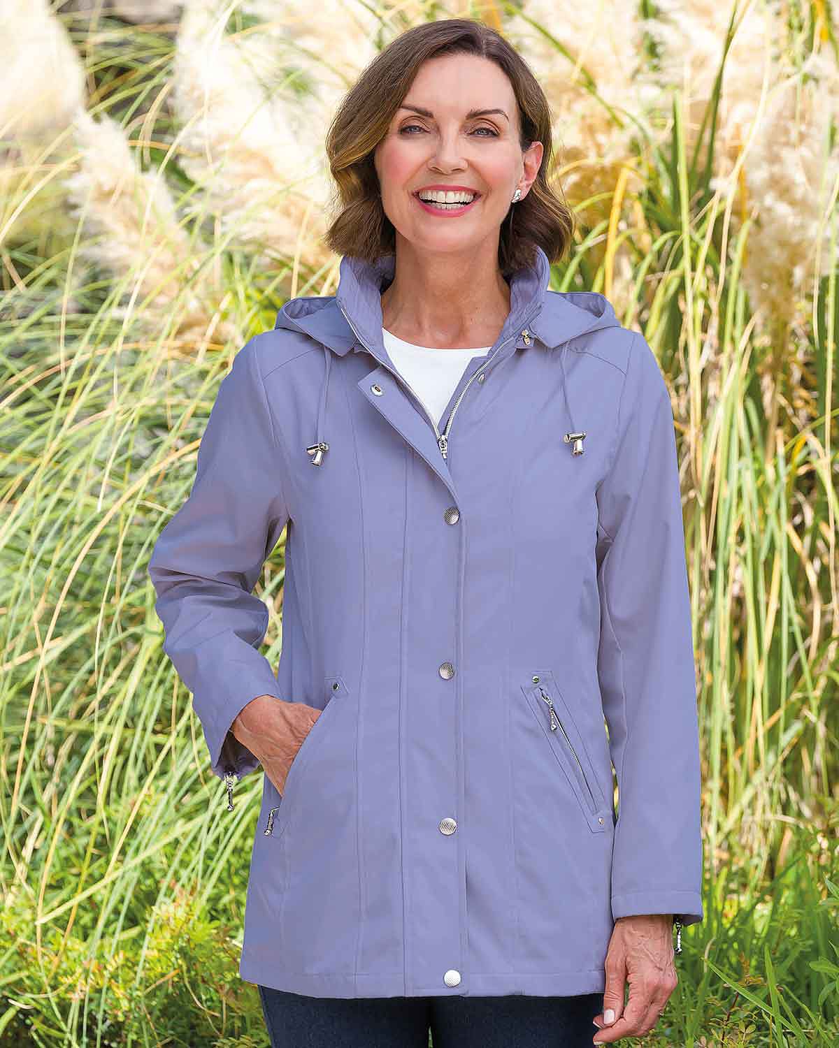 Sheila Waterproof Jacket - Lavender - Country Collection