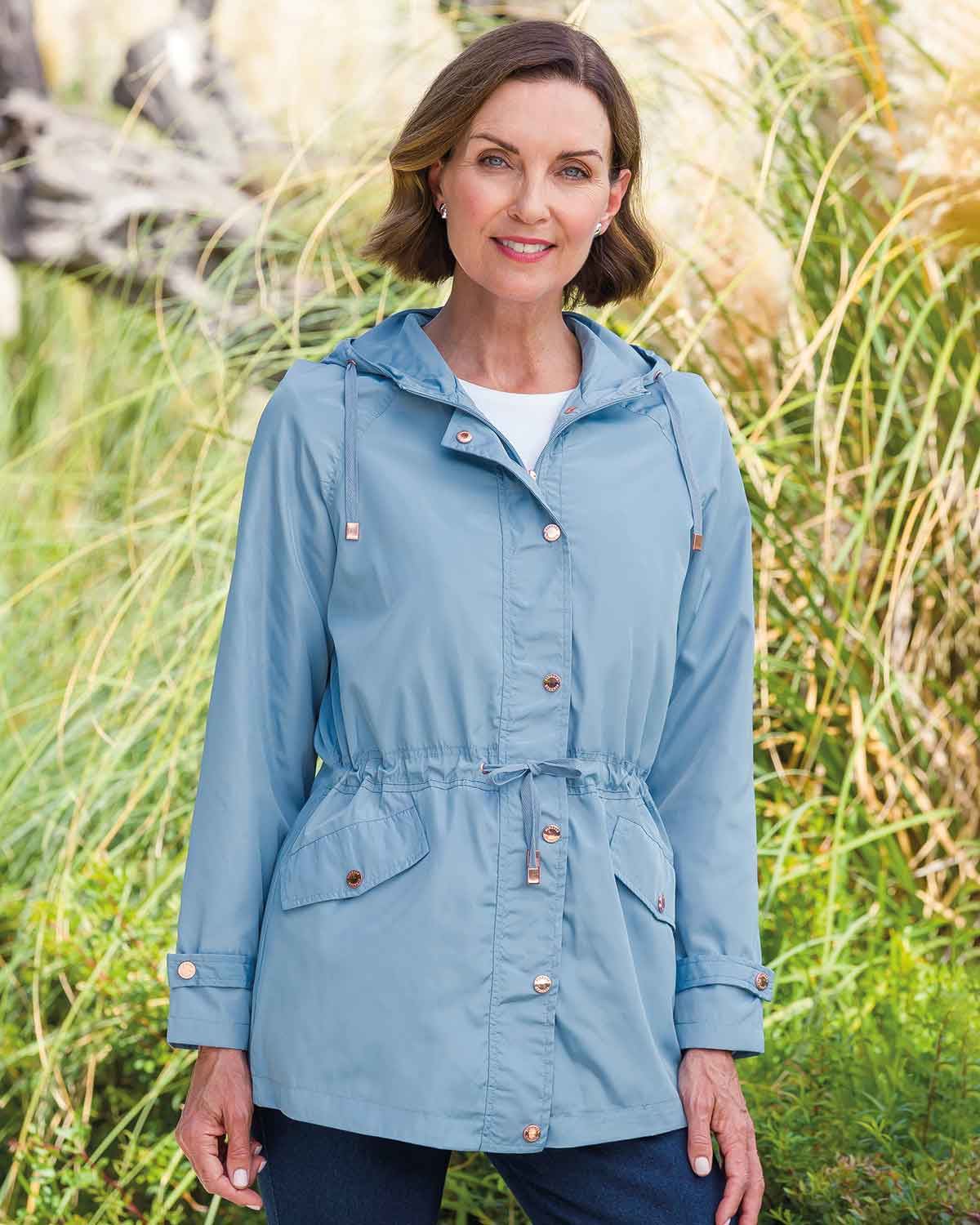 Bertha Showerproof Parka Style Jacket - Country Collection