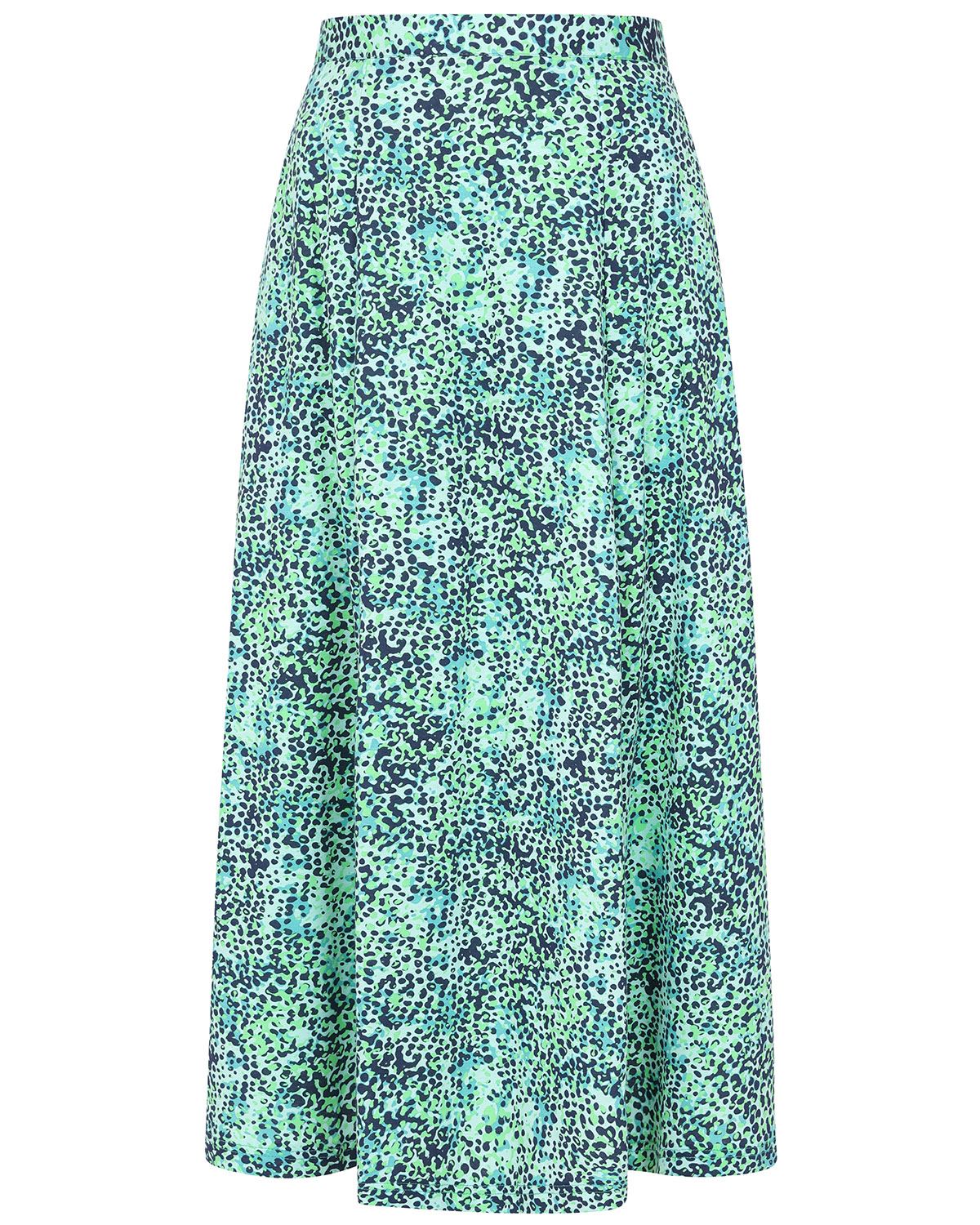 Talia Patterned Pure Cotton Pull On Skirt - Image 2 - Country Collection