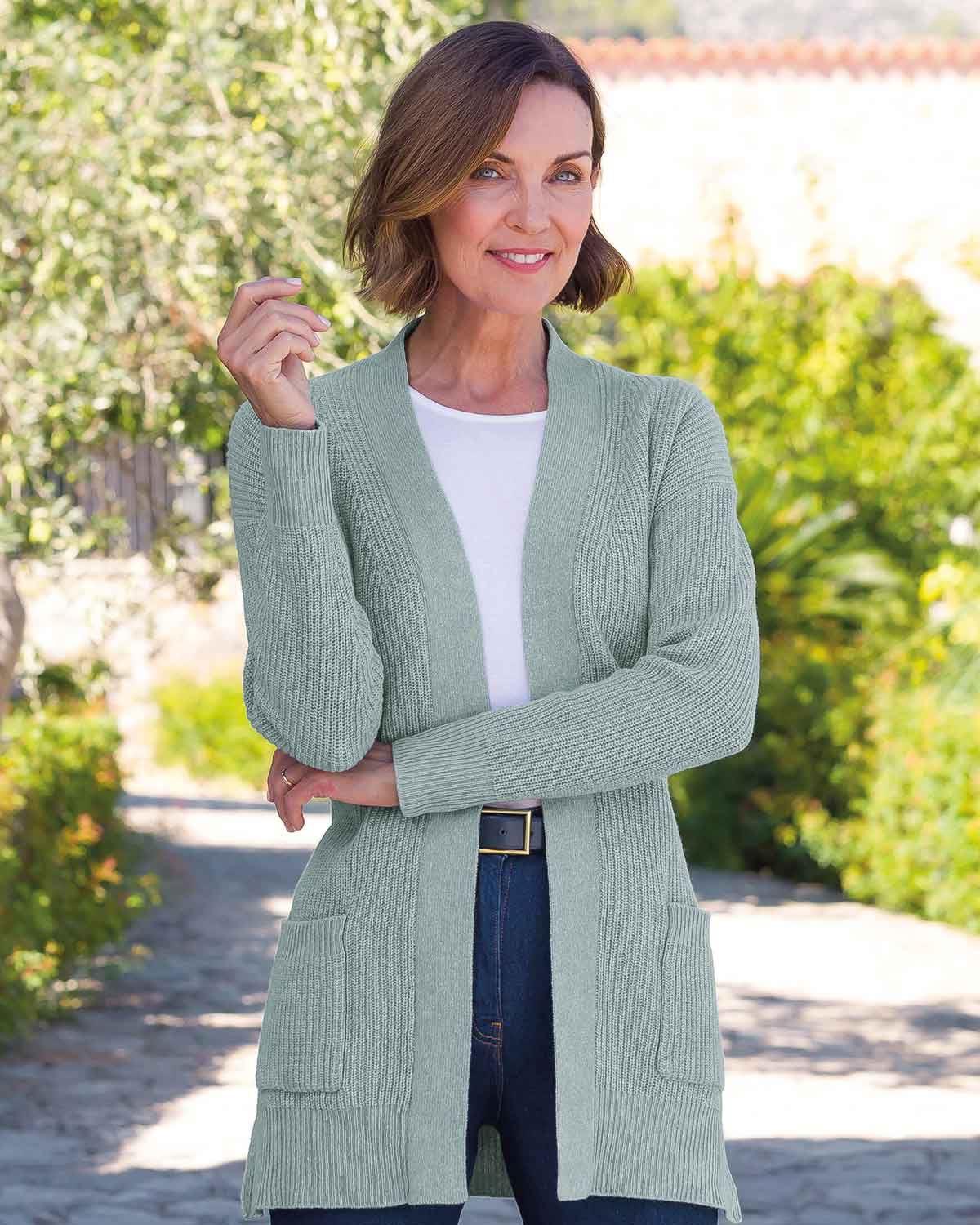 Talulla Lambswool mix Wrap Style Cardigan - Image 2 - Country Collection