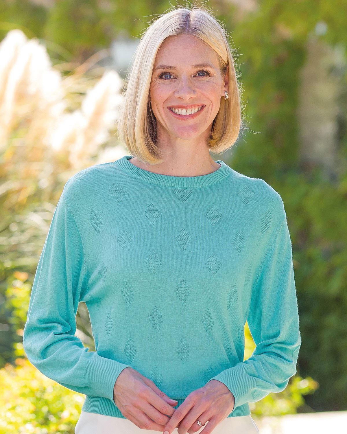 Viscose Blend Lianne Long Sleeve Crew Neck Jumper - Country Collection