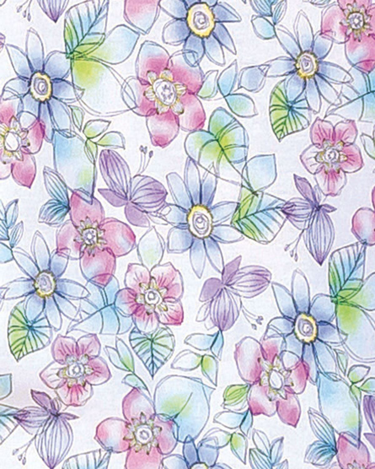 Jemima Floral Cotton Short Sleeved Polo Top - Image 2 - Country Collection