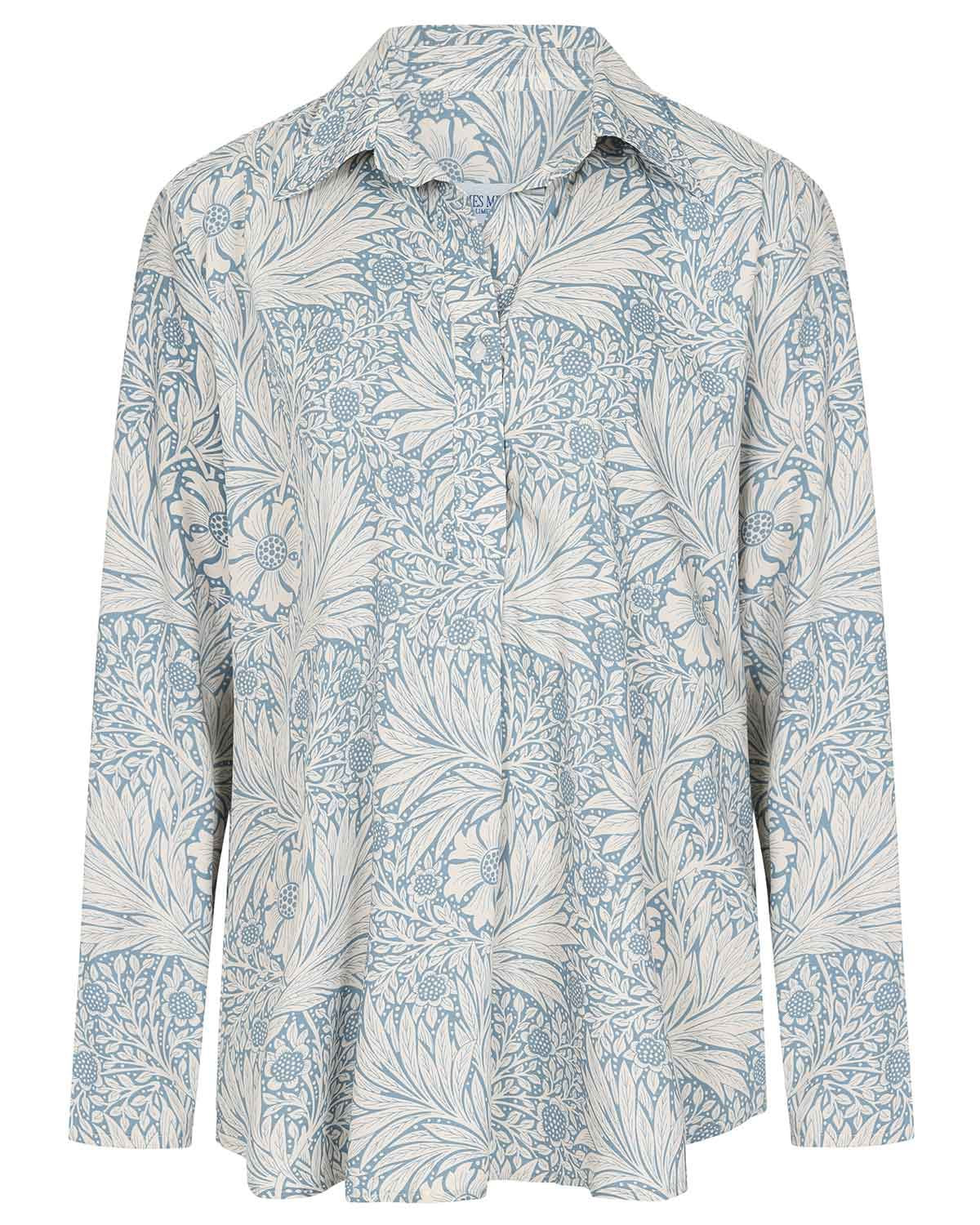 Dakota Viscose Long Sleeve Floral Tunic Blouse - Image 2 - Country Collection