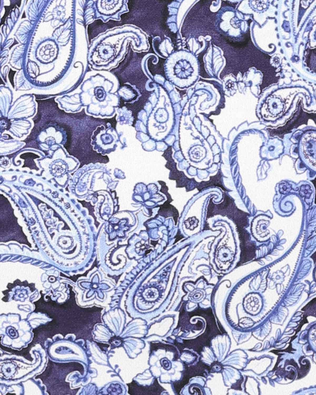 Sherrie Patterned Cotton Short Sleeved Polo Top - Image 3 - Country Collection