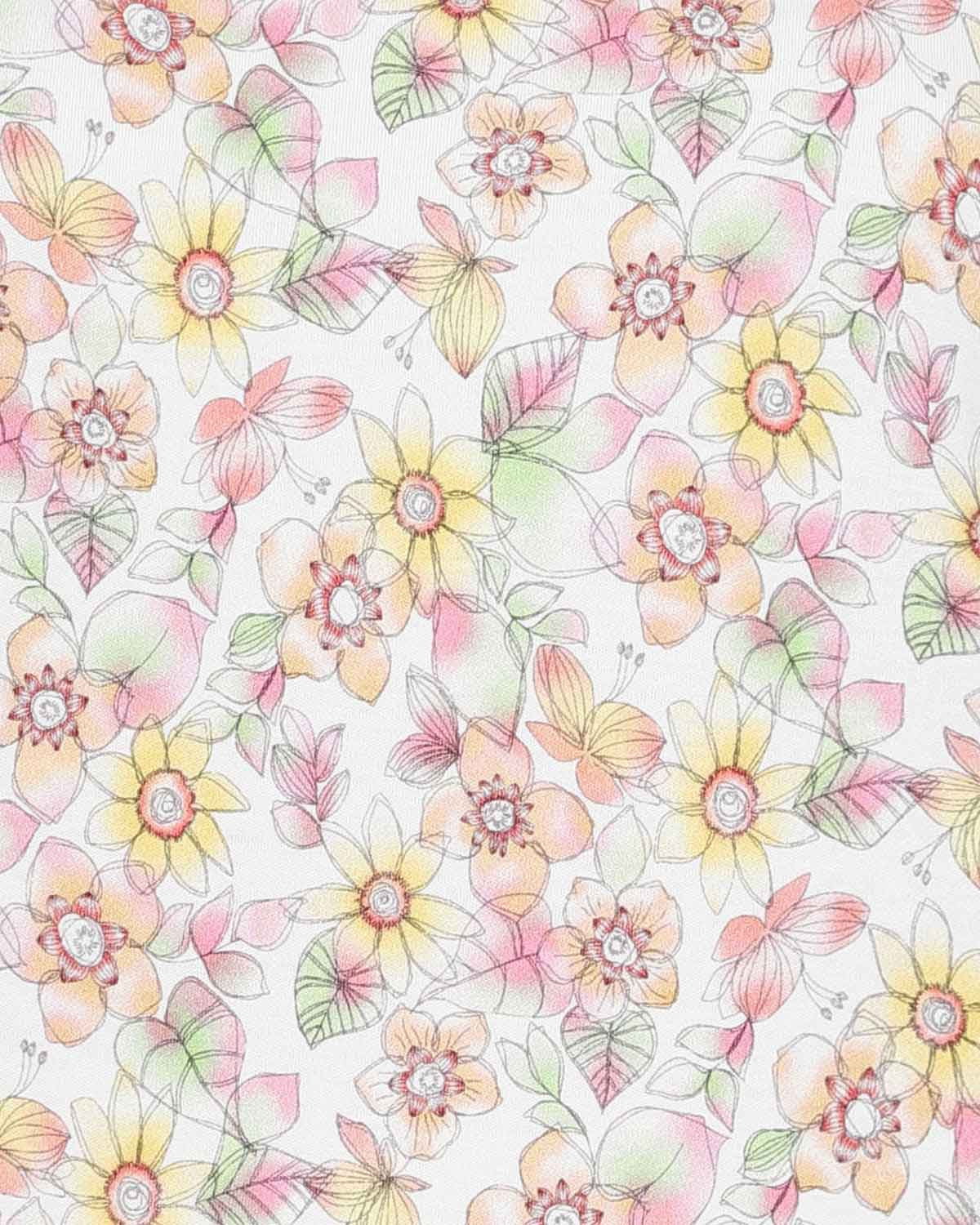 Hallie Floral Short Sleeve Cotton Top - Image 3 - Country Collection