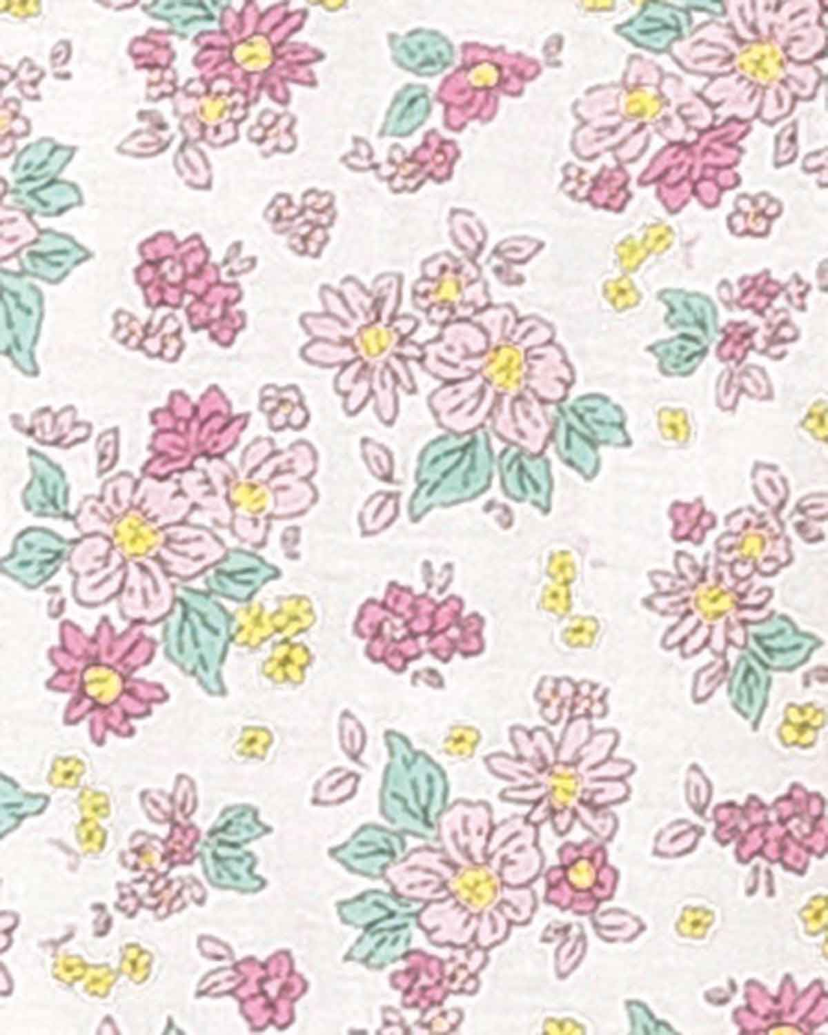 Slenderella Maude Floral Short Sleeve Cotton Pyjamas - Image 3 - Country Collection