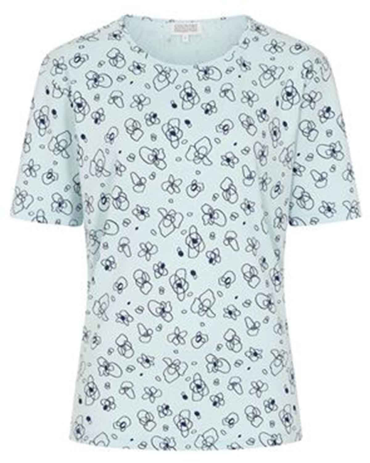Floral Print Crew Neck T-Shirt - Image 2 - Country Collection