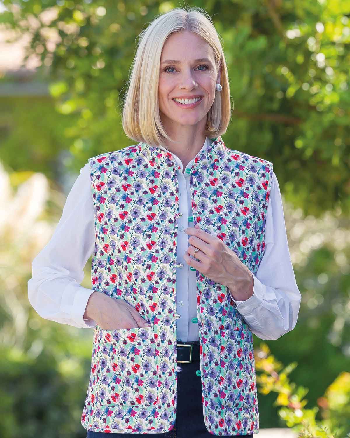 Julipa Reversible Quilted Gilet - Country Collection