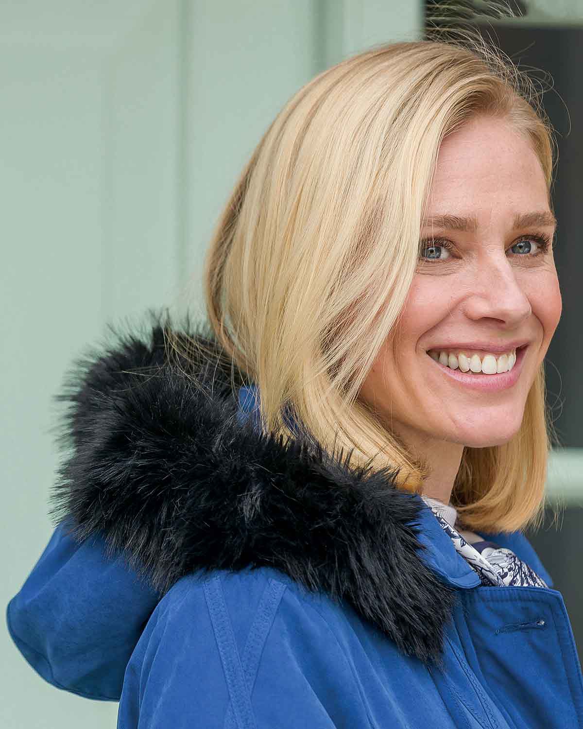 Nora Soft Touch Fur Trimmed Coat - Image 2 - Country Collection