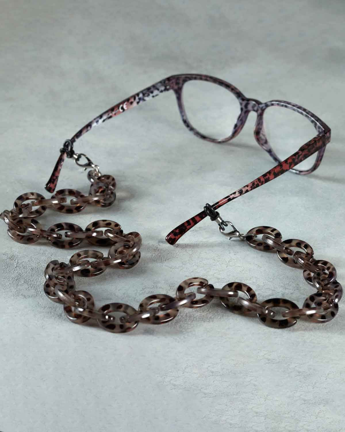 Ladies Glasses Chain  - Multi - Country Collection