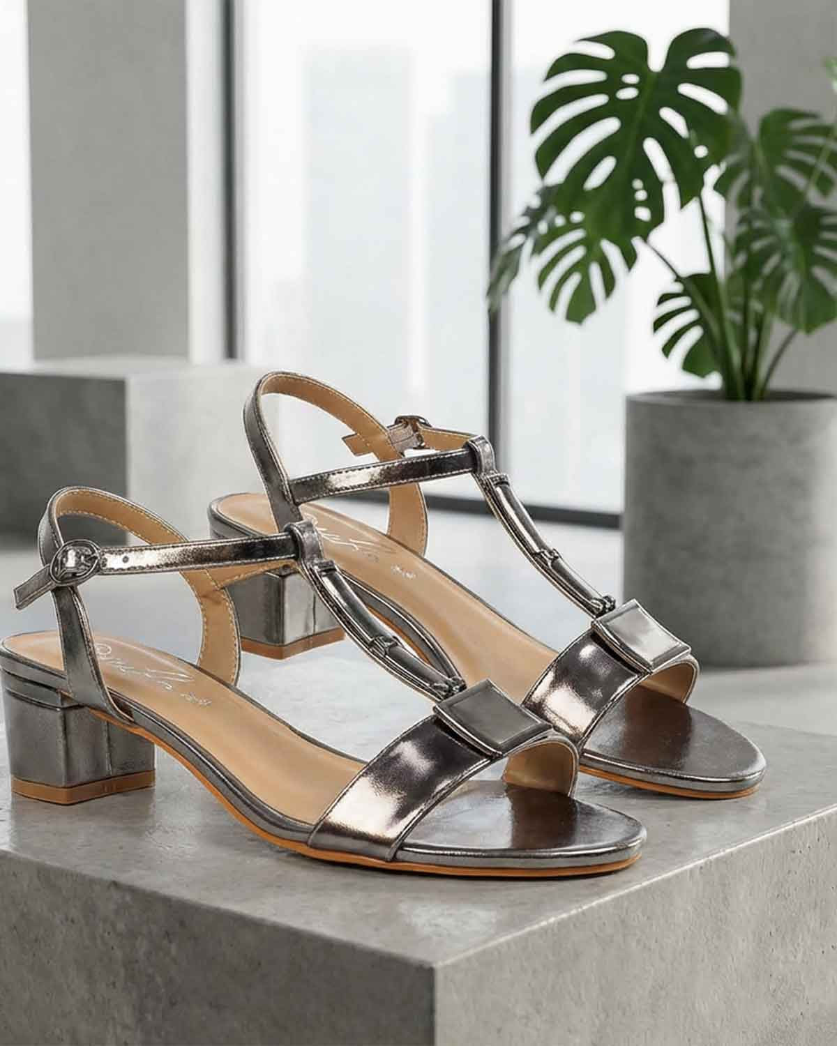 Lunar Blaze Ladies Sandal - Pewter - Country Collection