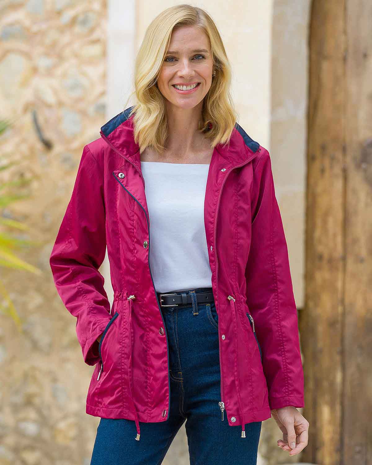 Kirsten Pink Waterproof Coat - Country Collection