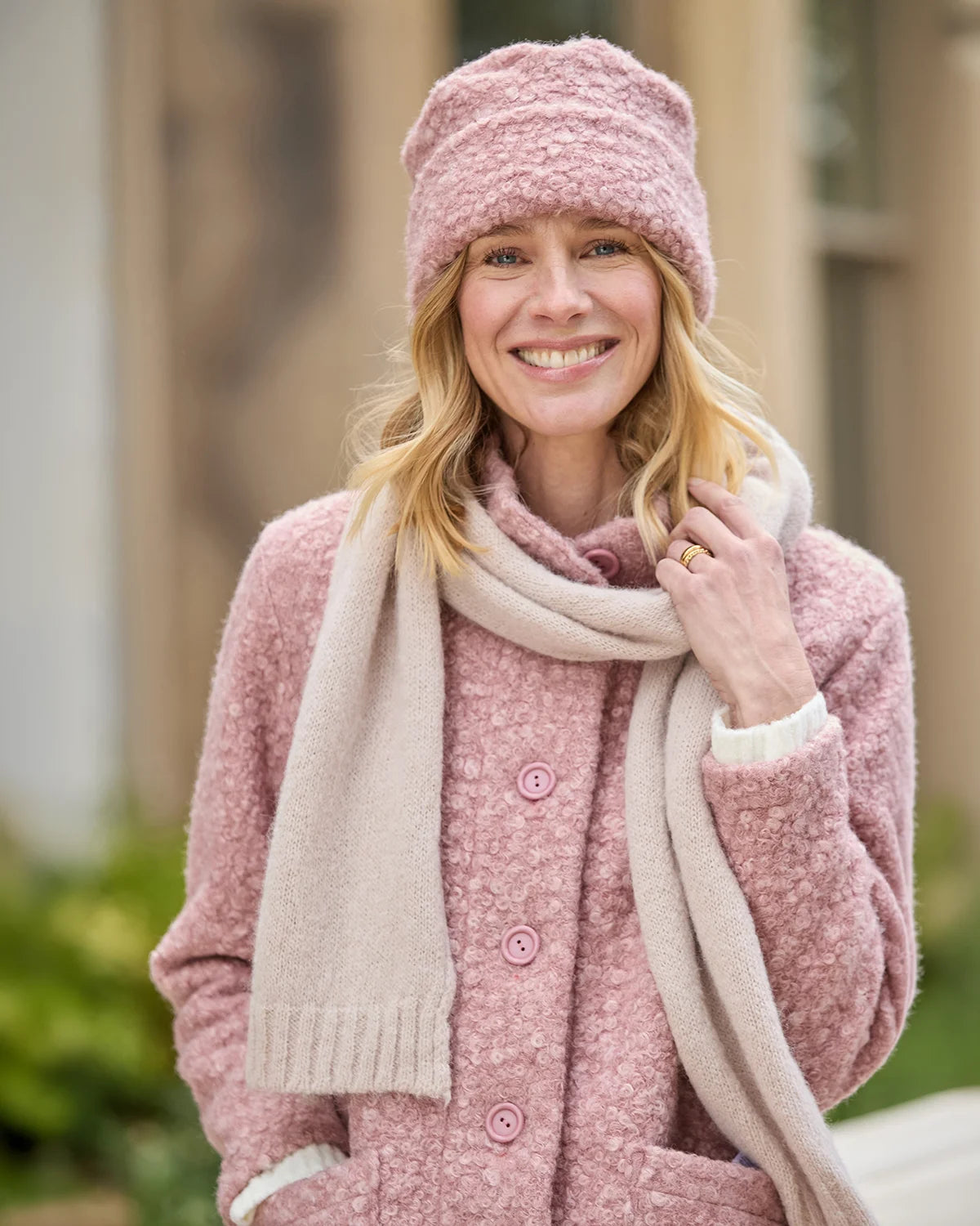 Judith Button Through Fleece Jacket