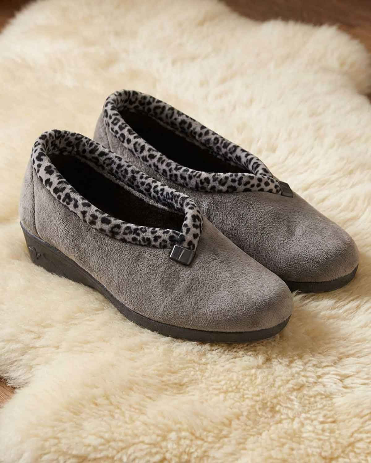 Lunar Paloma Slipper - Grey - Country Collection