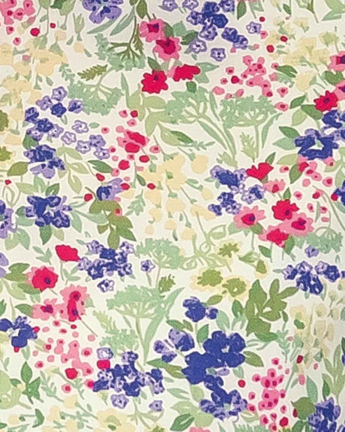 Shona Pure Cotton Short Sleeved Floral Blouse - Image 2 - Country Collection