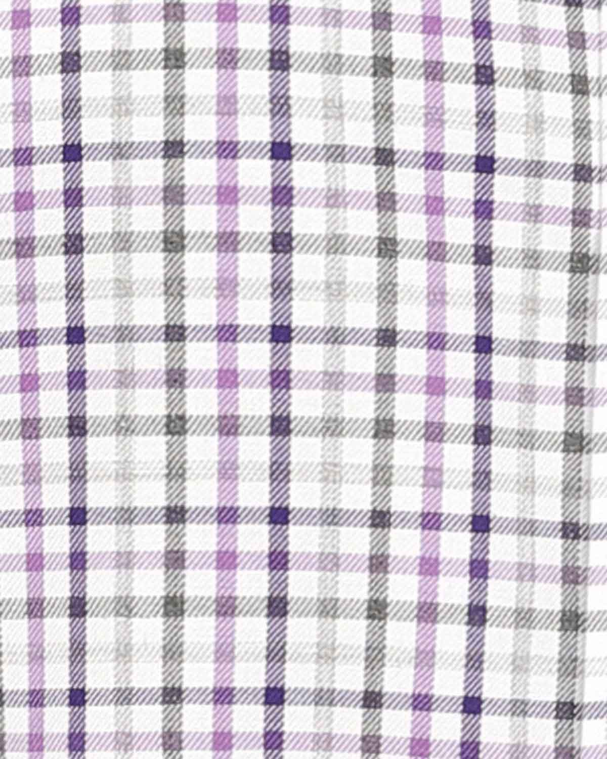 Carol Pure Cotton Long Sleeved Checked Blouse - Image 4 - Country Collection